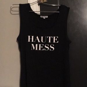 Haute mess tank